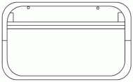 Radius All Round Hopper Window